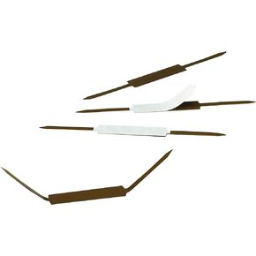 Smead Self-Adhesive Fastener, 2" Capacity, Brown, 100 per Box (68220)