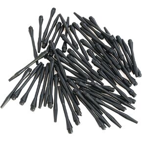 60PCS Dart Shaft Replacements 6mm Thread Diameter Plastic Dart Shafts BBS Material Nylon Darts for Replacing Old Worn Out Dart Shafts