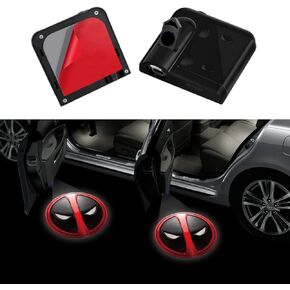 beboys Car Door Projector Lights for Sasuke Car Door Light HD Ghost Shadow Welcome Light 2Pcs Car Door Puddle Lights for Anime Car Accessoriaes (Fit Sasuk)
