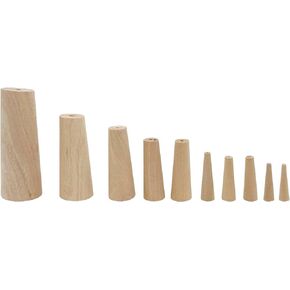 MARINE CITY Boat Emergency Durable Tapered Soft Conical Thru-Hull Wood Simple Design 7 Different Sizes Plugs Kit Drain Stopper Easy Use for Boats – Yachts – Marines – Ships (Pack of 10)