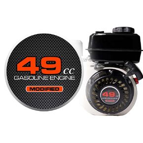Pull Starter Sticker 49cc Modified for Predator 212 Engine, Decals Coleman BT200X CT200U 200cc Mini Bike Performance Parts, Dirt Bike KT196 Go Kart Honda 196cc, Monster Mega Moto Motovox
