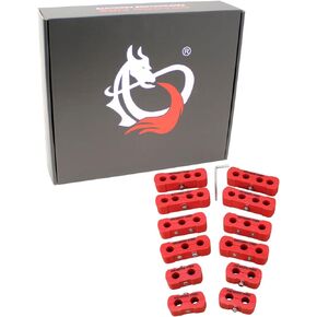 AIP Electronics Dragon Fire Race Series Universal Spark Plug Wire Loom Separator clamp Set Kit Compatible with All Plug Wires from 8.5mm to 10.2mm OEM Fit WS1001