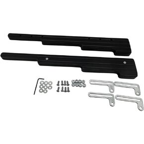 1 Set Aluminum Black Spark Plug Wires Looms Separator Holders Compatible with SBC BBC SBF 302 350 454 V8 Engine