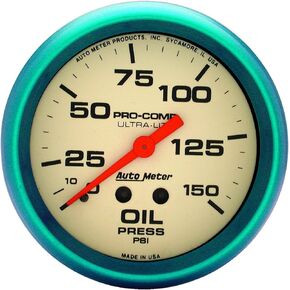 Auto Meter 4523 Ultra-Nite Oil Pressure Gauge
