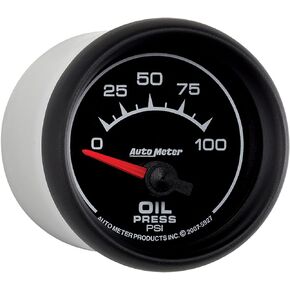 Auto Meter 5927 ES 2-1/16" 0-100 PSI Short Sweep Electric Oil Pressure Gauge