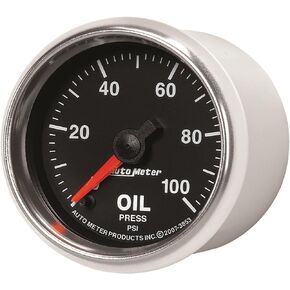 Auto Meter 3853 GS Electric Oil Pressure Gauge
