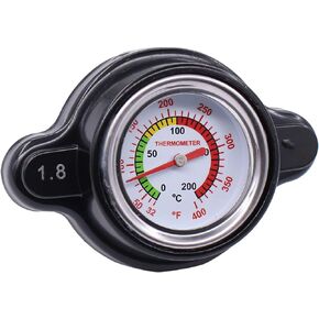 MOTOKU High Pressure Radiator Cap with Temp Gauge 1.8 Bar for Suzuki DRZ400 DRZ400SM RM125 RM250 RM85 RMX250 RMZ 250 450 King Quad 750 LTZ 400 QuadRunner 500 LT250R