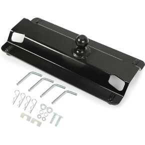 العجلة الخامسة إلى لوحة محول كرة وصلة Gooseneck لاستبدال سرير الشاحنة الصغيرة لـ 49080-25,000 رطل، كرة 2-5/16 بوصة