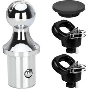 60618 Puck System Gooseneck Hitch Kit, 2-5/16-Inch Gooseneck Ball, 30000 lbs GTW / 7500 lbs VTW, Compatible with 2013-2021 Dodge Ram 2500/3500, Alloy Steel