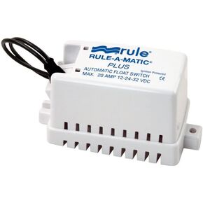 Rule Rule-A-Matic Plus Float Switch, Covered, Moisture Tight Seals