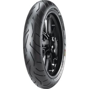 Pirelli Diablo Rosso 2 Front Motorcycle Tire 120/70ZR-17 (58W) - Fits: Aprilia Caponord 1200 ABS 2014-2018
