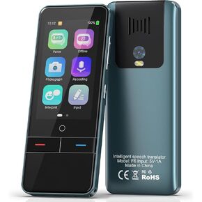 جهاز مترجم اللغة، مترجم فوري ثنائي الاتجاه، مترجم فوري عالي الدقة مع 139 لغة دون اتصال بالإنترنت، ترجمة الصور الصوتية للسفر والأعمال والتعلم in Kuwait