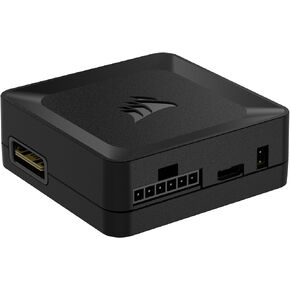 CORSAIR iCUE Link System Hub - Connect Up to 14 CORSAIR iCUE Link Devices - Reduce Cable Clutter – Innovative Single-Cable Design - Black
