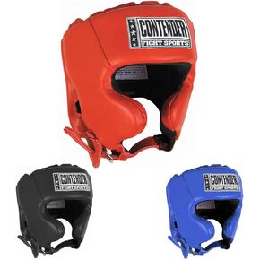 Contender Fight Sports Competition Boxing Muay Thai MMA Sparring Head Protection Headgear with Cheeks