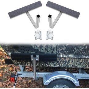 JY PERFORMANCE Boat Guides 2' Short Carpet Bunk Guide On Board for Trailers