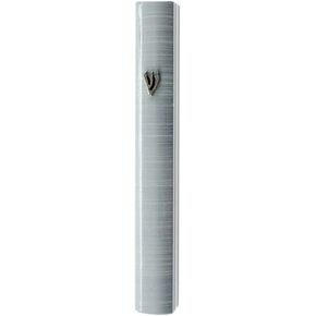 My Daily Styles Aluminum Stripes Classic Mezuzah Case, 5" (Blue Stripe)