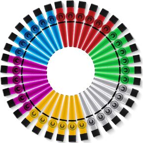 36 قطعة من الكازو للأطفال والكبار، كازوز معدني مع أغشية فلوت وسترة غبار، رفيق آلة الكازو الموسيقية للقيثارة والكمان والجيتار ولوحة مفاتيح البيانو وهدية لمحبي الموسيقى، 6 ألوان in Kuwait