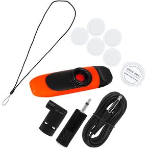 Electric Kazoo with Pickup Power Tools 1 Set Kazoo Musical Instrument Red Abs Playing Type Eletric Guitar Kazoo Musical Instruments