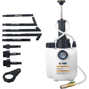 DAYUAN 3L Manual Transmission Fluid Pump Oil Filling Filler System Fluid Transfer Pump Tool with Adapters