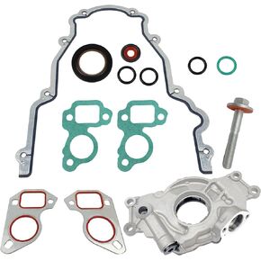 M295HV High Volume LS Oil Pump Kit with Gaskets and Balancer Bolt Compatible with 4.8L 5.3L 6.0L Chevrolet Silverado Avalanche Suburban Tahoe Trailblazer GMC Sierra Yukon Cadillac Escalade