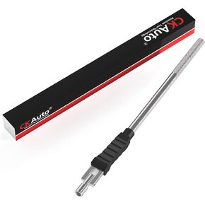 CKAuto Tire Valve Stem Puller/Installer with Tire Valve Core Tool, No Scratch High Tensile Strength Red Plastic Tire Valve Tool