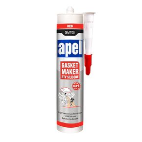 APEL High Performance RTV High-Temp Silicone Gasket Maker and Sealant Heat Resistant from 104ºF to 572ºF Red, 10.2 oz.