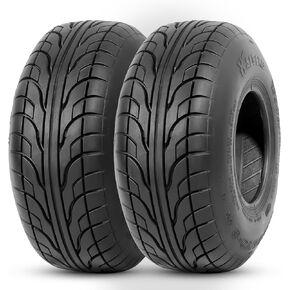 145/70-6 Go Kart Street Mini Bike ATV Tires, 4 PR 145 70-6 Off-road Tires, Tubeless, Pack of 2, P349