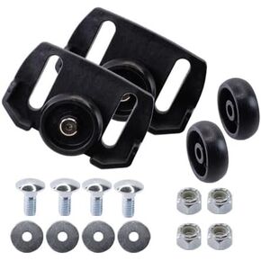 490-241-0038 Universal Rolling Skid Shoes Compatible with MTD/Crafstman Two & Three Stage Snow Blower Hardware kit
