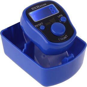 Tally Counter Clicker: Digital Finger Counter Tasbeeh Handheld, Pitch Counters for Accurate Tracking in Coaching, Knitting, Fishing, Golf, and Rowing. Beeps at Every 100 Counting