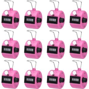 PATIKIL Clicker Counter, Tally Counter Clicker 4 Digit Number Hand Counter Clicker Handheld Plastic Small Workout