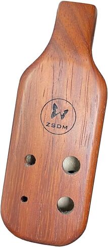ZSDM Musical Instrument Wooden 6-hole Mini Ocarina free Pendants Light Fall resistance Easy to Carry and Learn Great Gift for Festivals Beginner Self-study Performance in bB Tone with shell in Saudi Arabia