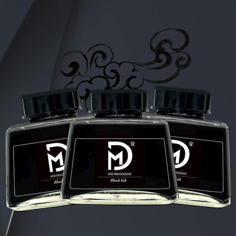 Fountain Pen Bottled Ink Black Carbon Ink 60ml Designed Specifically for Handwriting, Sketching, and Drawing (1PC) in Saudi Arabia
