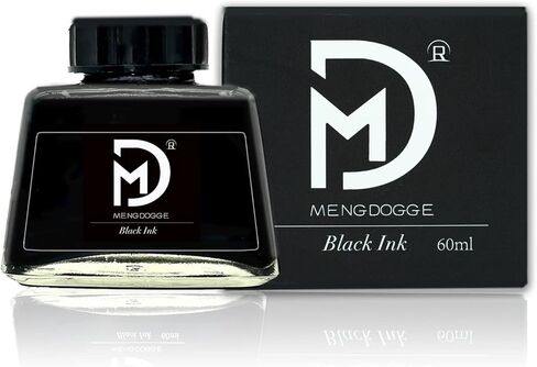 Fountain Pen Bottled Ink Black Carbon Ink 60ml Designed Specifically for Handwriting, Sketching, and Drawing (1PC) in Saudi Arabia