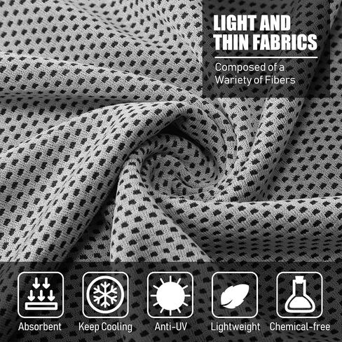 100 Pack Cooling Towel Microfiber Ice Towel Cold Sports Towel Neck and Face Breathable Chilly Sweat Towels for Gym Yoga Golf Workout Beach Accessories, 32 x 12 Inch in Saudi Arabia