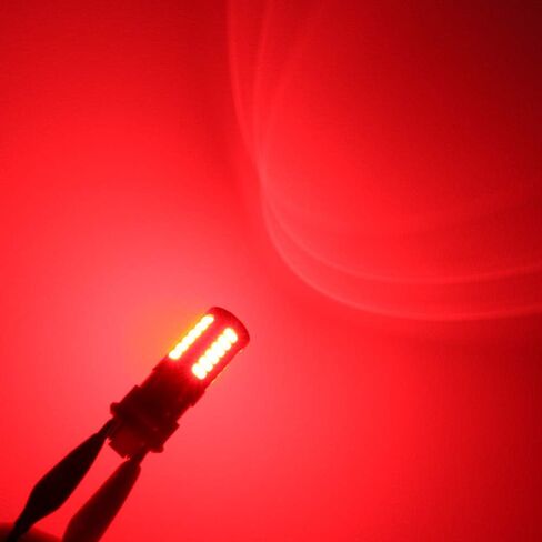 Alla Lighting 2800lm 3156 3157 LED مصابيح إشارة الانعطاف، أصفر كهرماني T25 4157 5702 3457 AK 3757 NAK مصابيح وامضة بديلة Xtreme Super Bright 12V 5730 33-SMD in Saudi Arabia