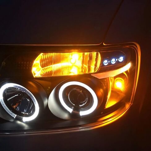 Alla Lighting 2800lm 3156 3157 LED مصابيح إشارة الانعطاف، أصفر كهرماني T25 4157 5702 3457 AK 3757 NAK مصابيح وامضة بديلة Xtreme Super Bright 12V 5730 33-SMD in Saudi Arabia