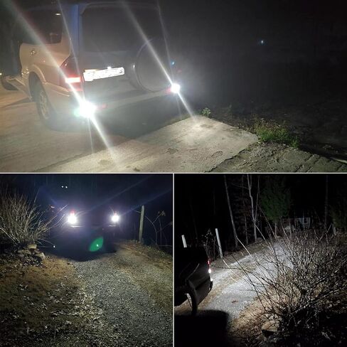 PHINLION 3600 لومن 3157 لمبة LED بيضاء 6000K فائقة السطوع 3056 3156 3057 4057 4114 لمبات LED مع استبدال جهاز العرض للأضواء العكسية وأضواء الجري النهارية DRL، حزمة من 2 in Kuwait