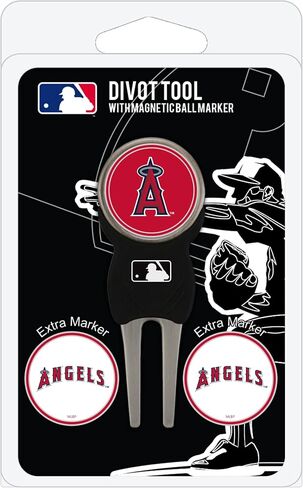 أداة Divot من Team Golf MLB مع 3 أقلام تحديد لكرات الجولف، أقلام التحديد قابلة للإزالة من المينا المغناطيسية على الوجهين in Kuwait