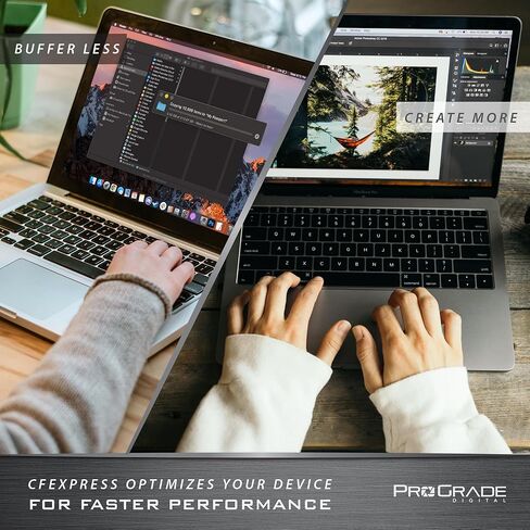 بطاقة الذاكرة الرقمية ProGrade - CFexpress 4.0 النوع B للكاميرات | مُحسّن للنقل السريع للملفات والتخزين الكبير | سلسلة كوبالت سعة 1.3 تيرابايت in Kuwait