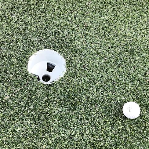 6 قطع من أكواب ثقب الجولف البلاستيكية، كوب وضع الجولف في الهواء الطلق لوضع أكواب الجولف الخضراء بقطر مقاس 4.1 بوصة وقطر العمق 3.9 بوصة in Kuwait