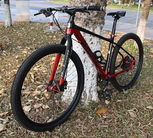 BOLANY Bike Rigid Suspension Forks 1-1/8" Threadless Straight Steerer Universal 26/27.5/29" Disc Brake 9mm QR MTB Front Forks Aluminum Alloy Super-Light Bike Forks in Saudi Arabia