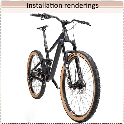BUCKLOS MTB شوكة تعليق هوائية 27.5 29 110 * 15 مم Boost AM E-Bike مدبب، سفر 160 مم 36 مم أنبوب داخلي من خلال تعديل ارتداد المحور شوكة أمامية لفرامل القرص، تناسب جميع الدراجات الإلكترونية الجبلية إلخ. in Kuwait