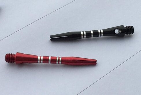 43 مللي متر (20/30/40 قطعة) ألومنيوم سهام قصيرة مهاوي سيقان رمي السهام مع حلقة O'ring in Kuwait