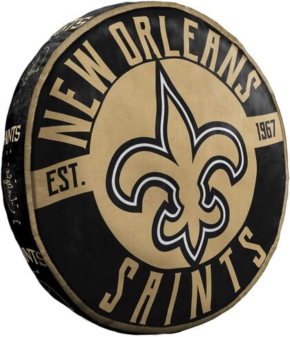 وسادة Northwest NFL New Orleans Saints Cloud to Go StylePillow، ألوان الفريق، مقاس واحد in Saudi Arabia