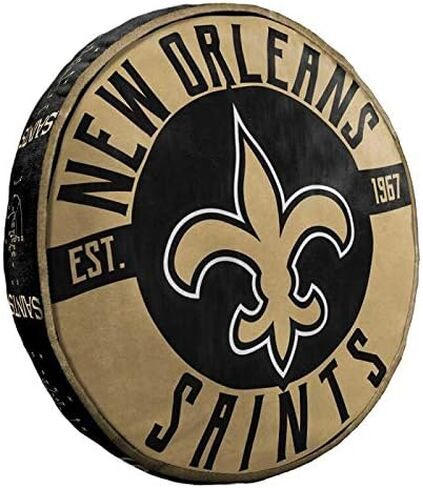وسادة Northwest NFL New Orleans Saints Cloud to Go StylePillow، ألوان الفريق، مقاس واحد in Saudi Arabia