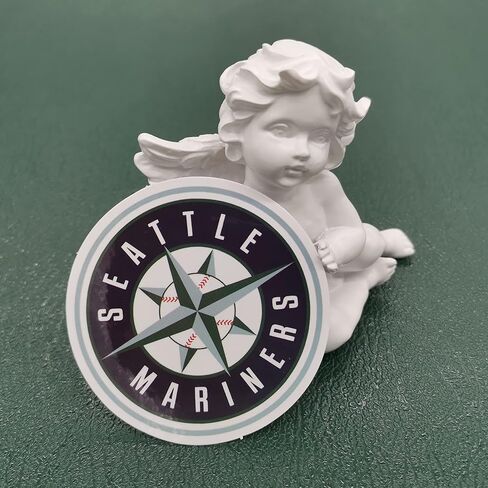 60 قطعة من ملصقات AcAliA الرياضية، ملصقات البيسبول، 30 ملصق شعار فريق البيسبول + 30 ملصق قبعة بيسبول، زجاجات مائية ملصقات فينيل مقاومة للماء (60N) in Kuwait