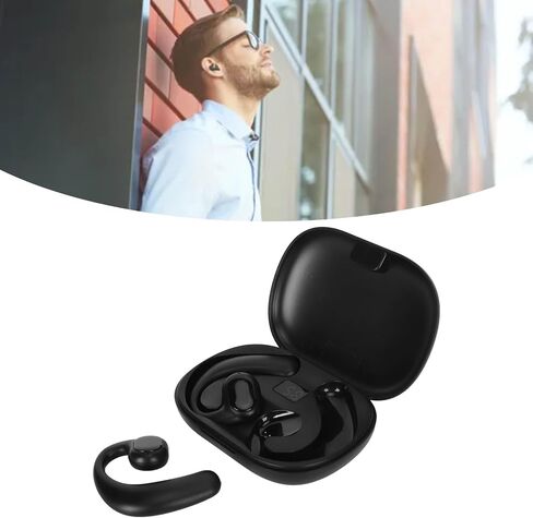 Translator Earphone, Real Time Translation GT01 Language Translator Earbuds 5.3 Noise Reduction for Business Learning (White) in Saudi Arabia
