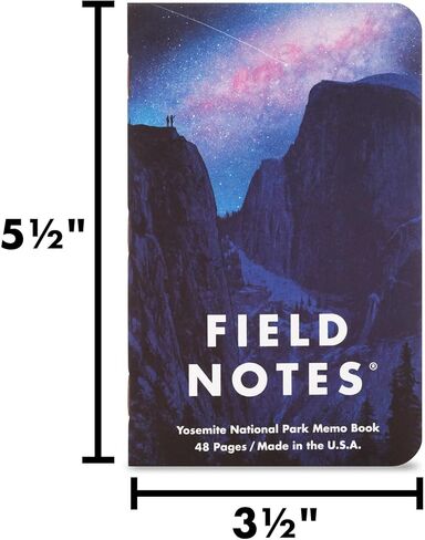 ملاحظات ميدانية: سلسلة المتنزهات الوطنية (السلسلة C - روكي ماونتن، جبال سموكي العظيمة، يلوستون) - كتاب مذكرات ورق الرسم البياني 3 عبوات - 3.5 × 5.5 بوصة in Kuwait