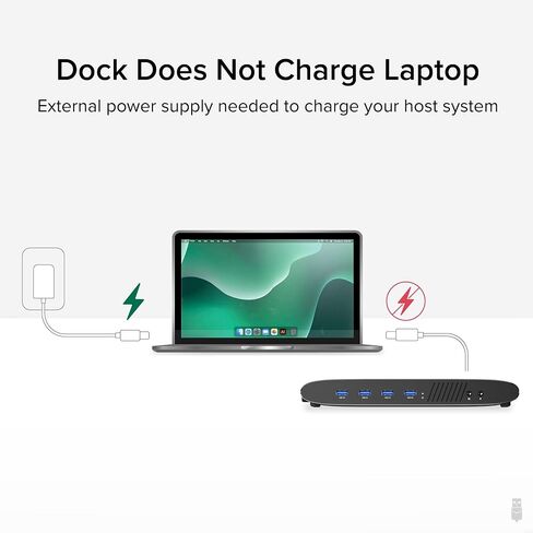 محطة إرساء كمبيوتر محمول عالمية قابلة للتوصيل، شاشة مزدوجة 4K، منفذ DisplayPort أو HDMI، أجهزة كمبيوتر محمولة تعمل بنظام Windows Mac أو ChromeOS، USB-C أو USB 3.0، تضيف شاشتين، إيثرنت، صوت، 6 منافذ USB in Saudi Arabia