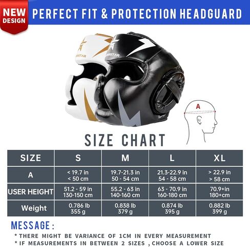 Boxing Headgear Headguard for Training Muay Thai Kickboxing Fight Sparring MMA Competition Martial Arts Gear Perfectly fit for Men Women Youth Boys Girls in Kuwait